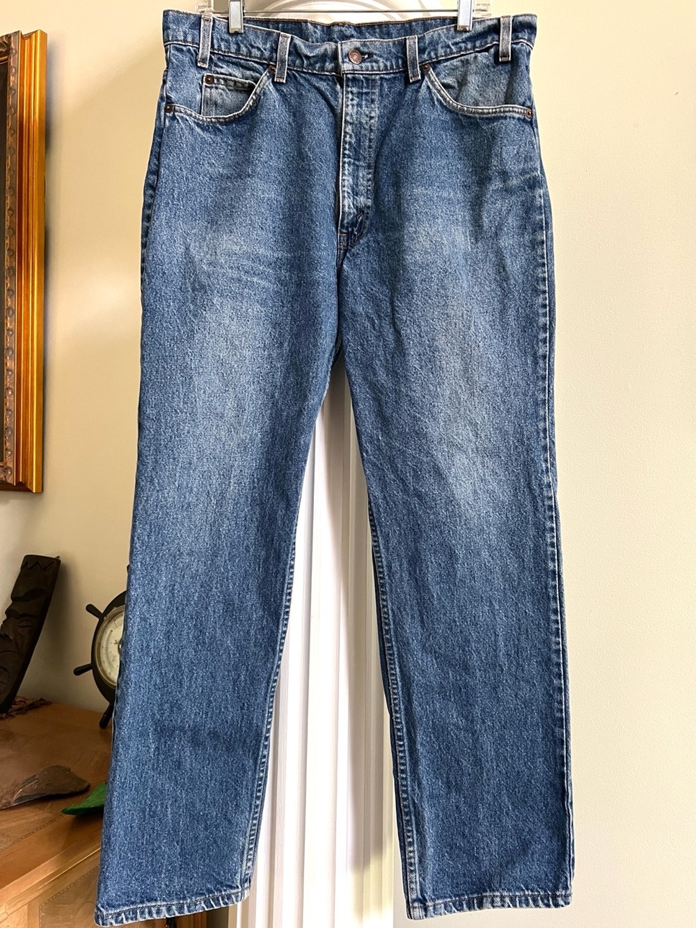 Vintage Levi’s Made in the USA in 1988 509 36 x 30 Medium Wash Orange Tag